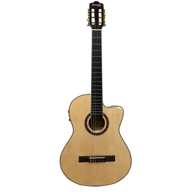 Guitarra Electroacustica Mc Cartney Qcg-10sl-ce-gnt Natural Brillante
